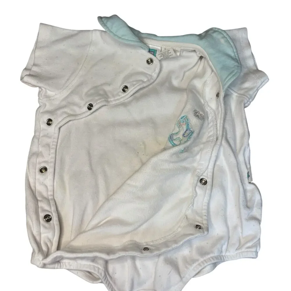 VTG Baby Bgosh Boys Romper 90s Safari Animals Polo Jumpsuit One Piece 6-9M Lot